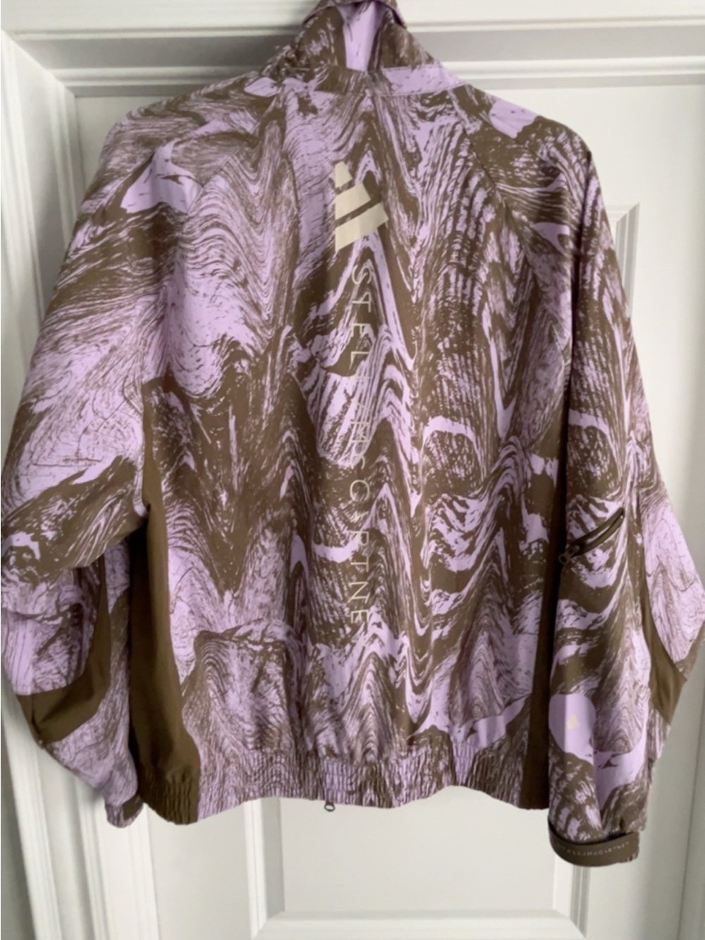 Adidas by Stella McCartney Marble windbreaker jacket Size M - Picture 7 of 11